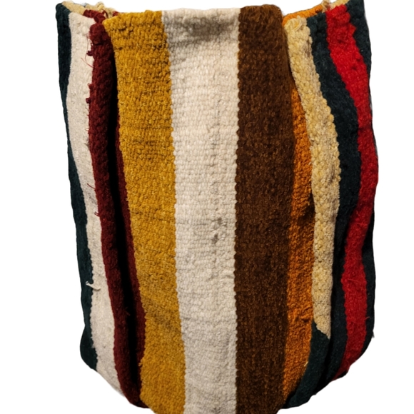 Handmade Striped Multi-Color Boho Hobo Bag Anthropologie Style - Picture 4 of 5